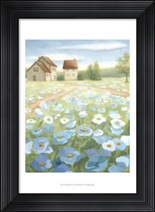 Framed Blue Meadow Print