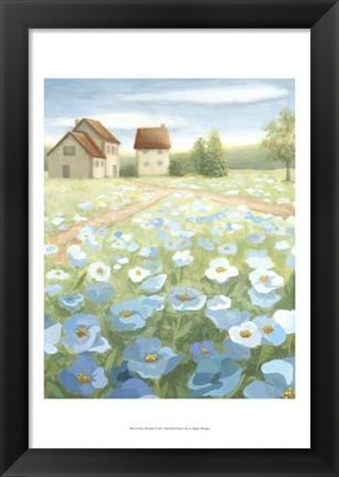 Framed Blue Meadow Print