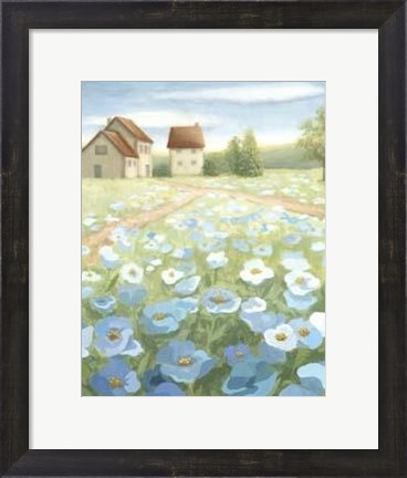 Framed Blue Meadow Print
