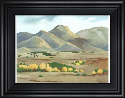 Framed Mini Western Vista V Print