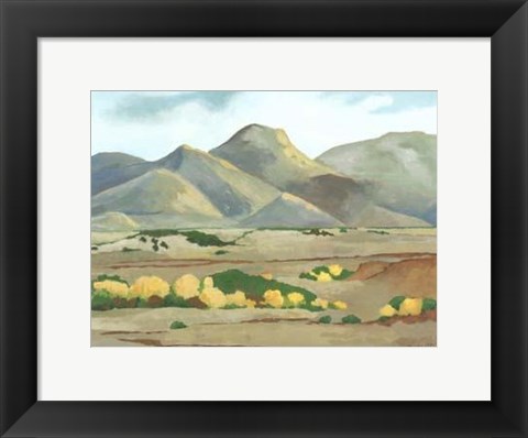 Framed Mini Western Vista V Print