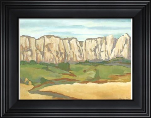 Framed Mini Western Vista VI Print