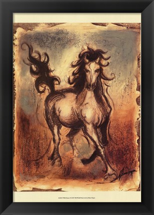 Framed Wild Horses I Print