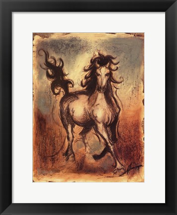 Framed Wild Horses I Print