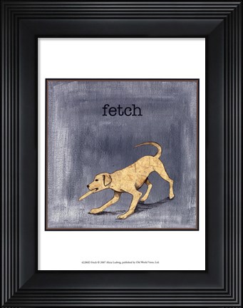 Framed Fetch Print