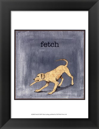 Framed Fetch Print