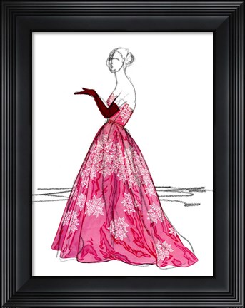 Framed Night On The Town II Print