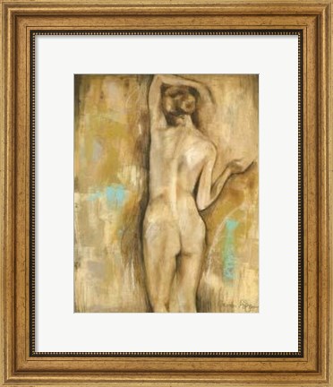 Framed Nude Gesture II Print