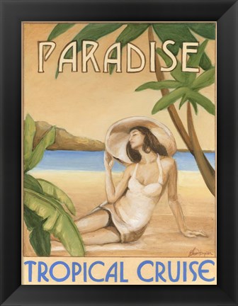 Framed Paradise Print