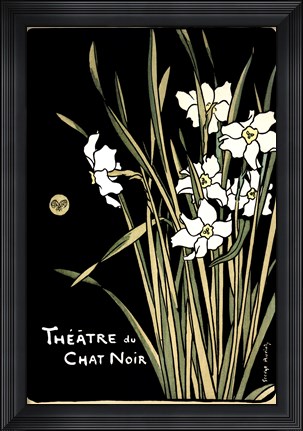 Framed Theatre Du Chat Noir Print