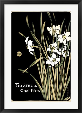 Framed Theatre Du Chat Noir Print