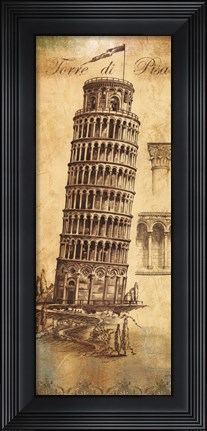 Framed Architecture II Print