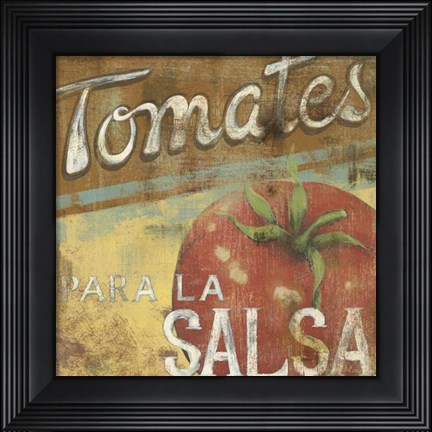 Framed Vine Ripe I Print