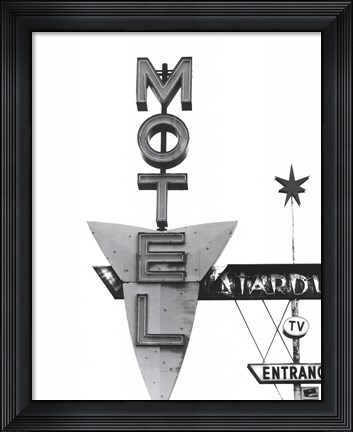 Framed Stardust Motel Print