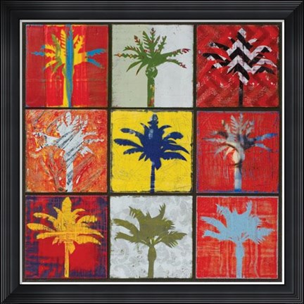 Framed Palm Variations II Print