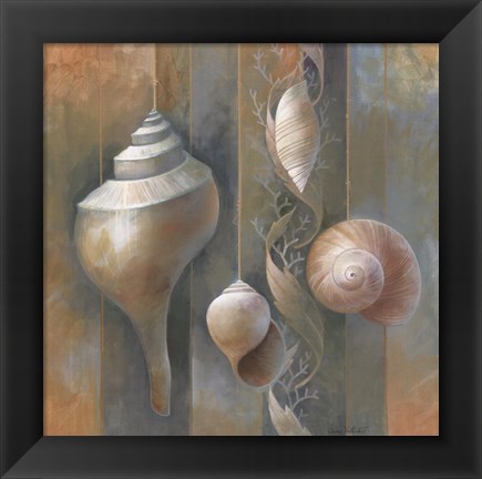 Framed Ocean Treasures I Print