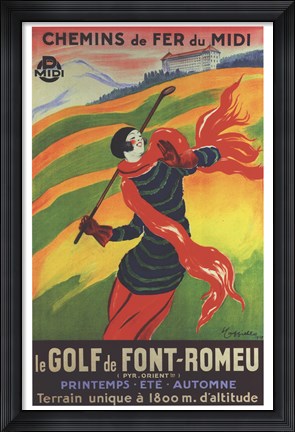 Framed Chemins de Fer du Midi Print
