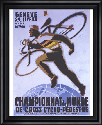 Framed Championnat Du Monde Print