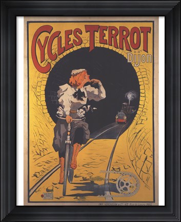 Framed Cycles Terrot Print