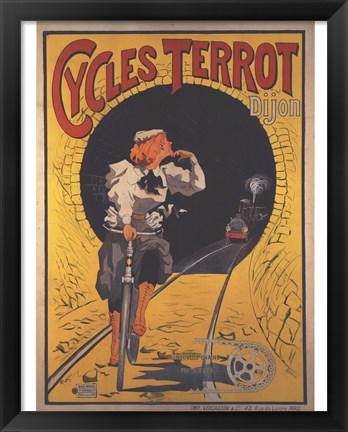 Framed Cycles Terrot Print