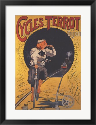 Framed Cycles Terrot Print