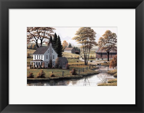 Framed Autumn Grazing Print