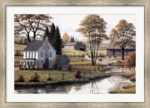 Framed Autumn Grazing Print