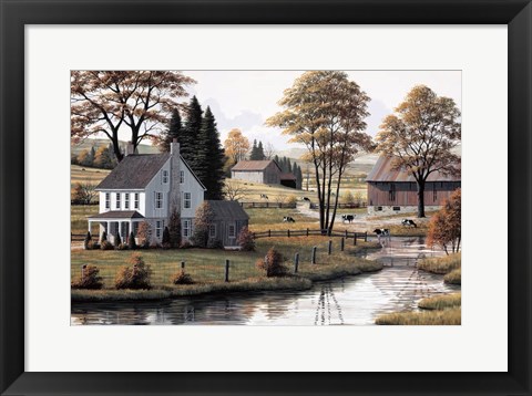 Framed Autumn Grazing Print