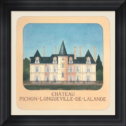 Framed Chateau Richon II Print