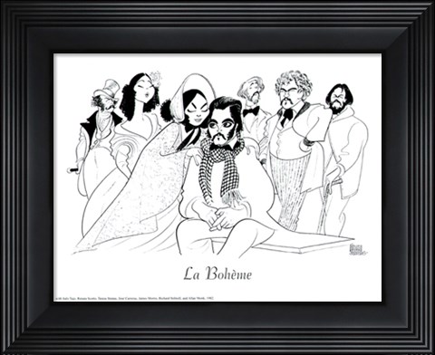 Framed La Boheme Print