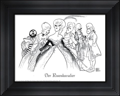 Framed Der Rosenkavalier Print