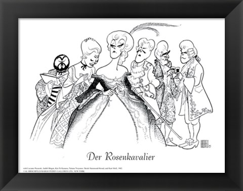 Framed Der Rosenkavalier Print