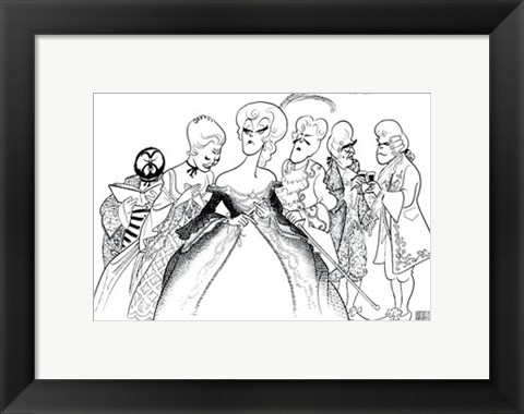 Framed Der Rosenkavalier Print
