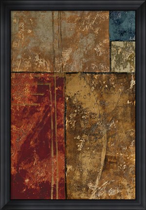 Framed Organic Industries II Print