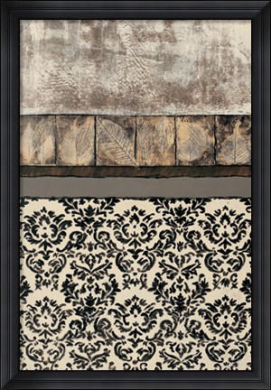 Framed Nature's Damask II Print