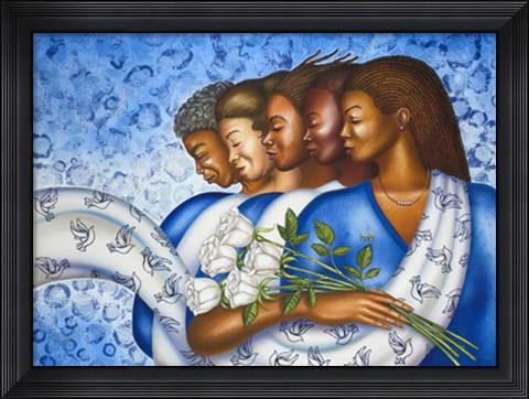 Framed Zetarations (Zeta Phi Beta) Print