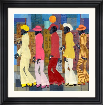 Framed Five Deep Print