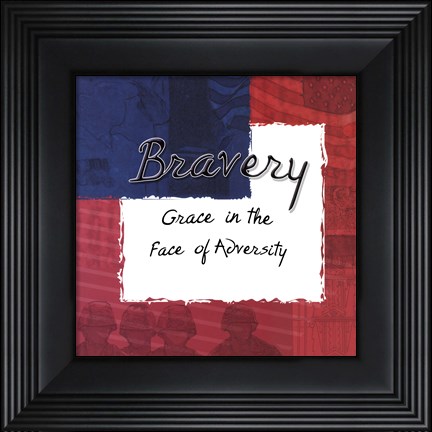 Framed Bravery Print