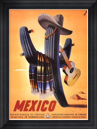 Framed Senor Cactus Print