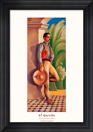 Framed El Quierdo Print