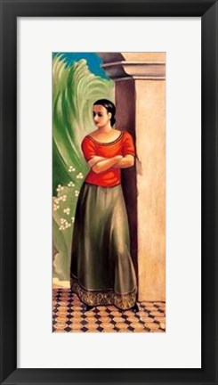 Framed La Quierda Print
