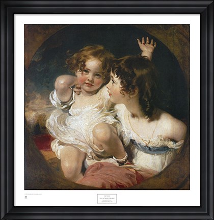 Framed Calmady Children, 1823 Print