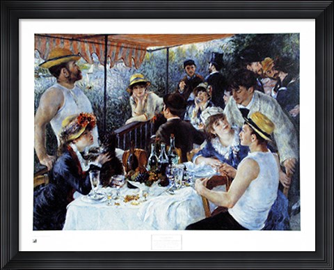 Framed Luncheon Of The Boating Party, 1881 Print
