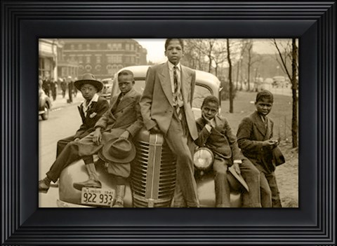 Framed Chicago Boys, Sunday Best, 1941 Print