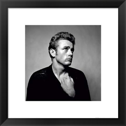 Framed James Dean: Portrait Print