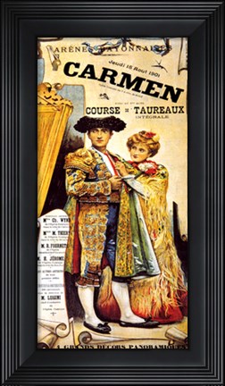 Framed Carmen Print