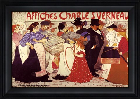 Framed Affiiches Charles Verneau Print
