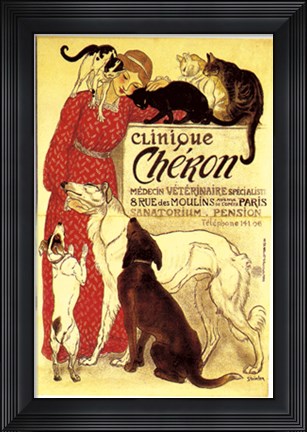Framed Clinique Cheron Print