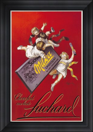 Framed Chocolate Au Lait Suchard Print