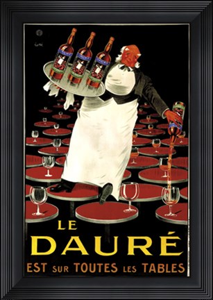Framed Le Daure Print